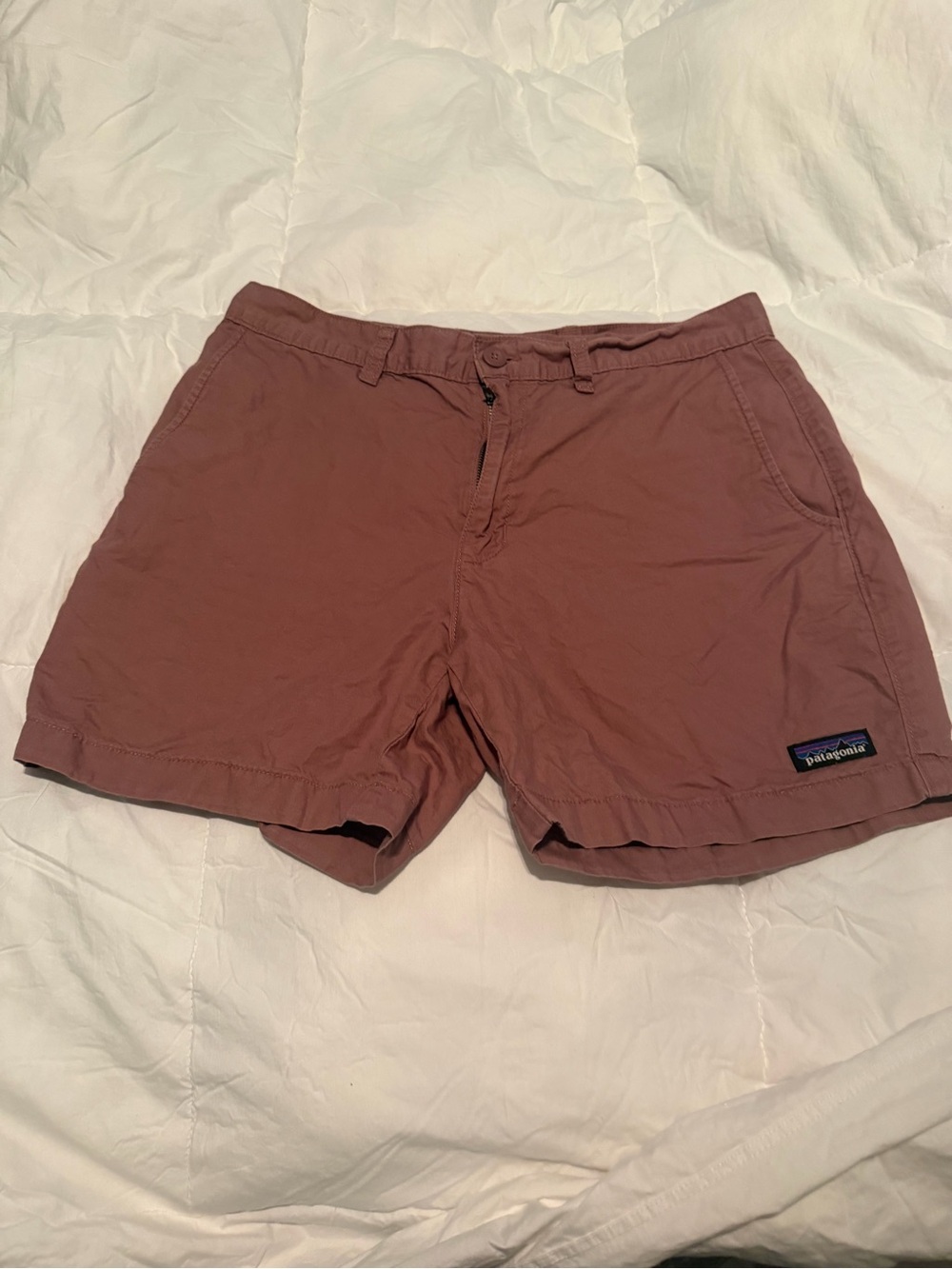 Patagonia Men's Mauve Cotton-Blend Performance Shorts